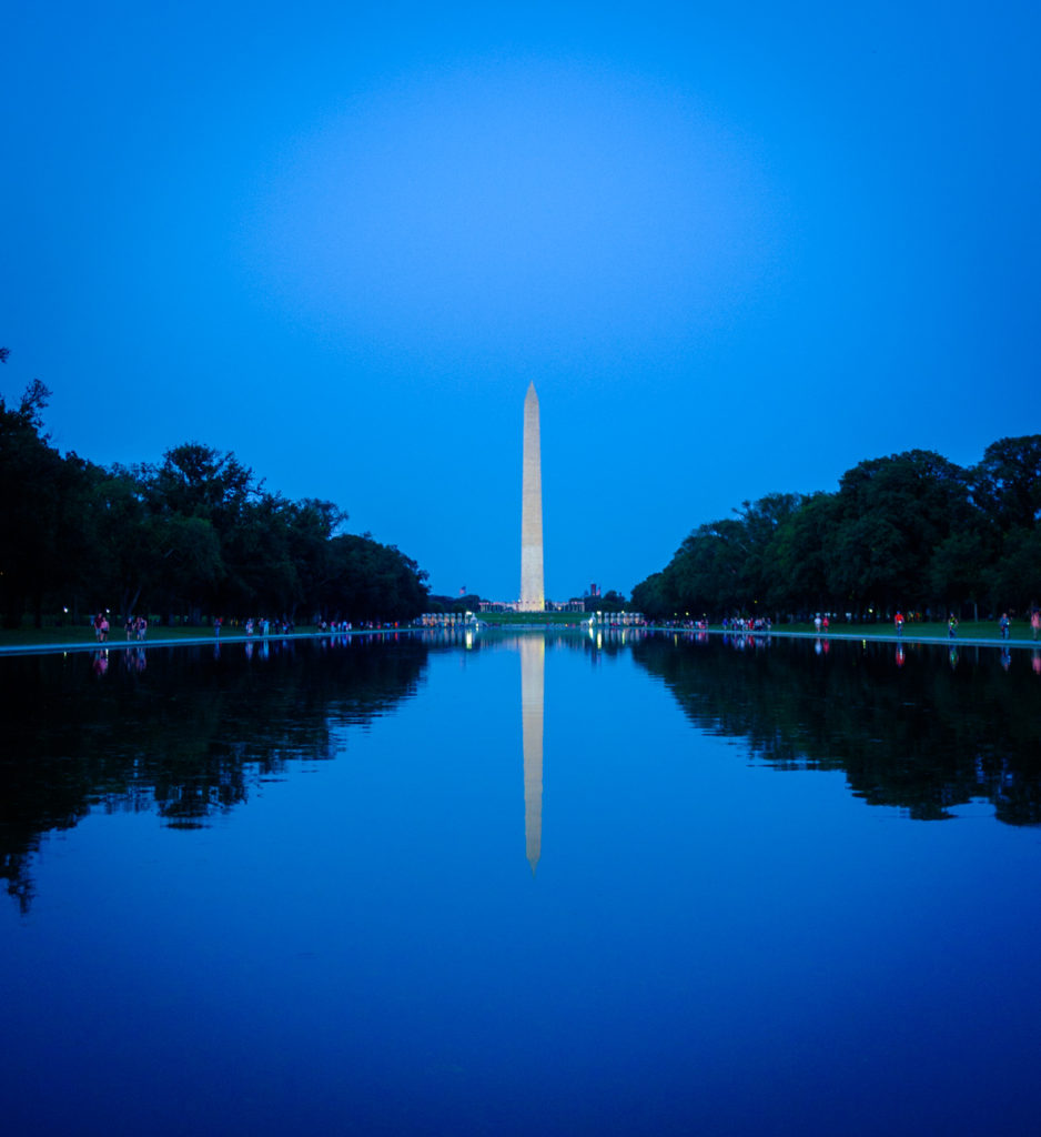 Reflecting Pool Twilight with an X100