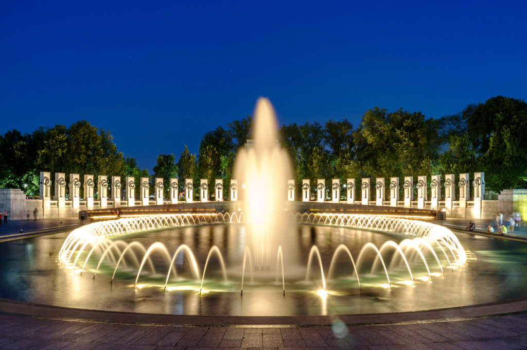 WWII Memorial with an X100